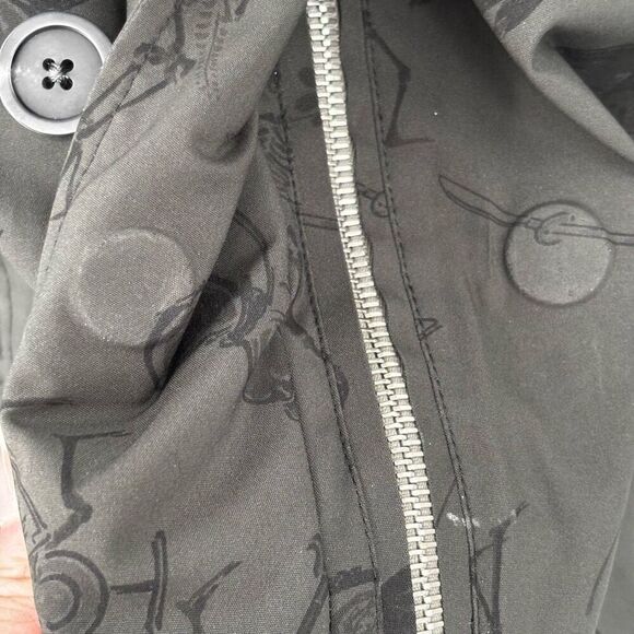 Holden Kaori Eco Jacket Art Printed Snowboard Skeletons Black Small - Picture 11 of 14